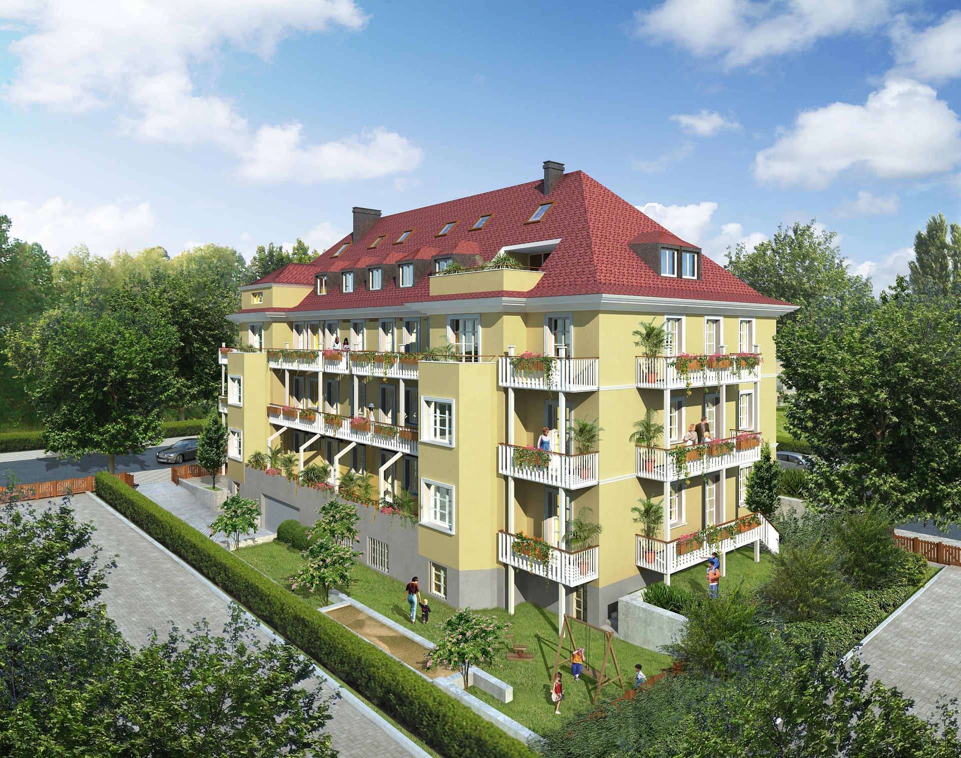 Moderne Wohnanlage – Immobilienbewertung Düsseldorf